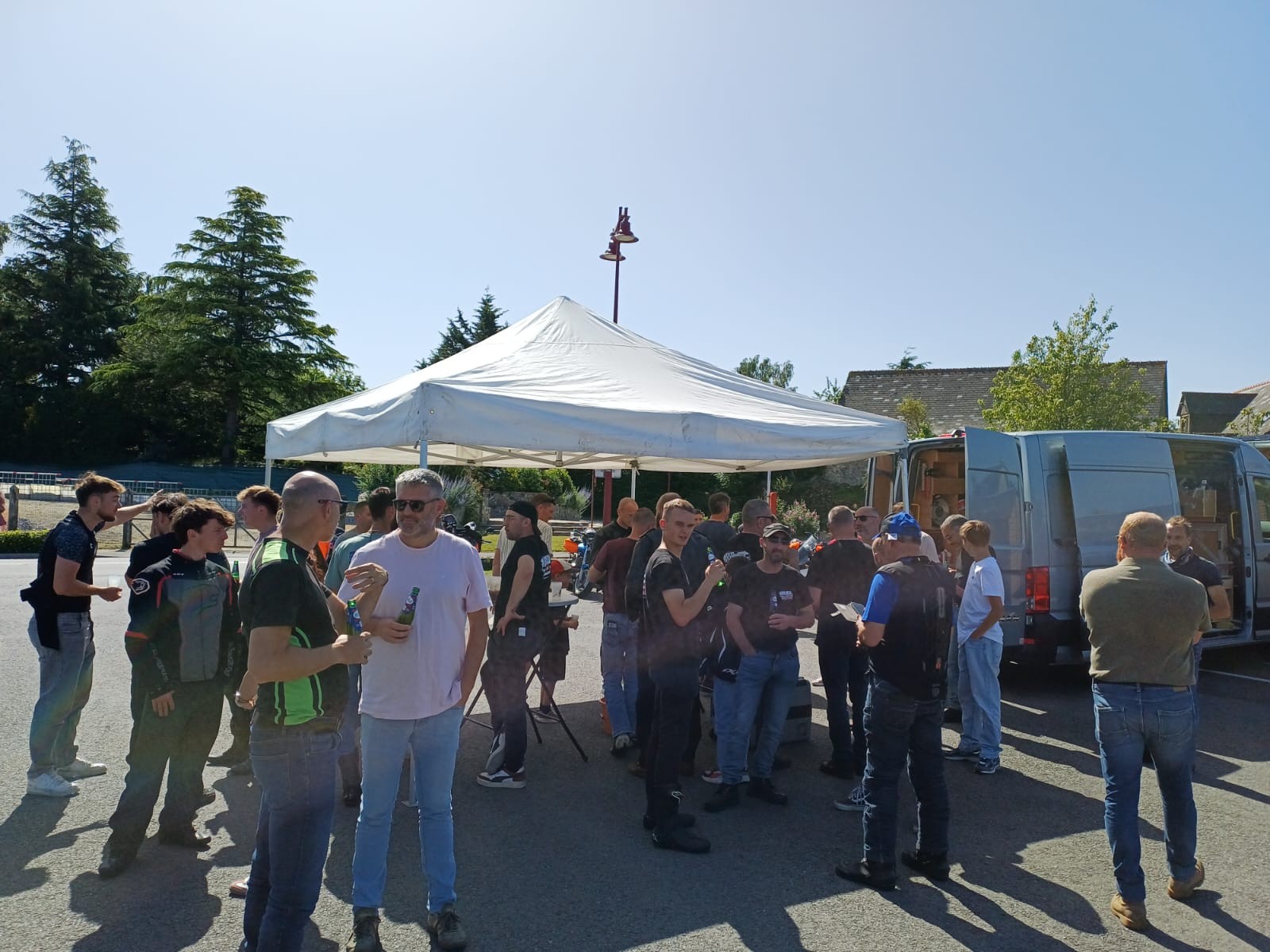 Rassemblement des motards du Moto Club Vergéal à Torcé